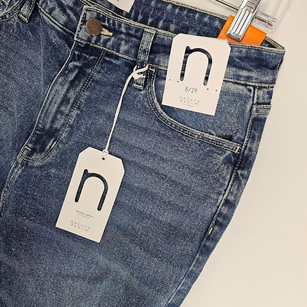 Nature Denim Jeans Mom Stone Wash Womens Size 8 / 29‎ - Picture 4 of 8